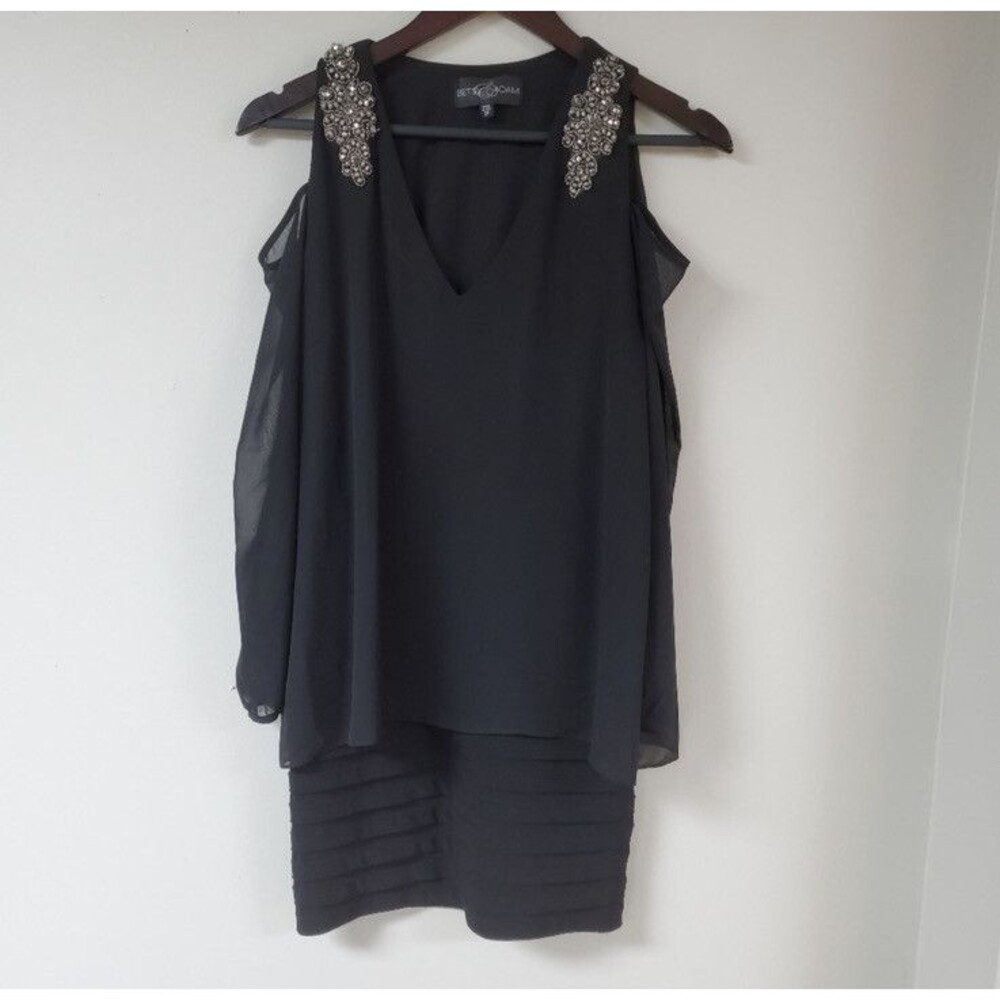 Betsy And Adam Black  Dress Sz 2P